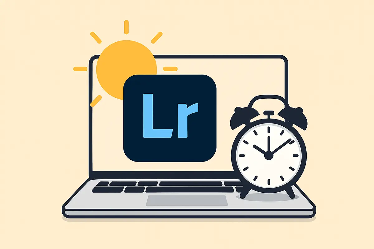 Notebook budik lightroom